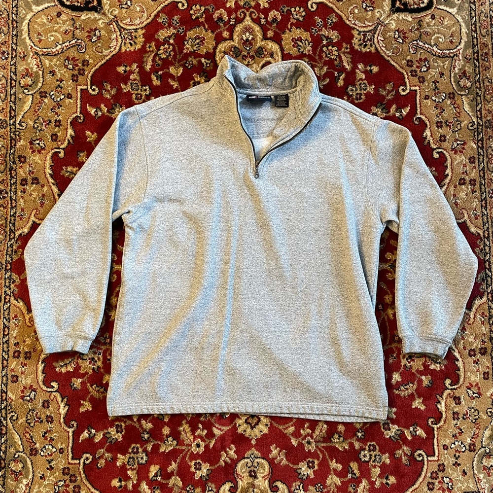 Faded Glory Gray Quarter Zip